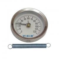 Термометр накладной 63 мм 120 °C с пружиной Vieir